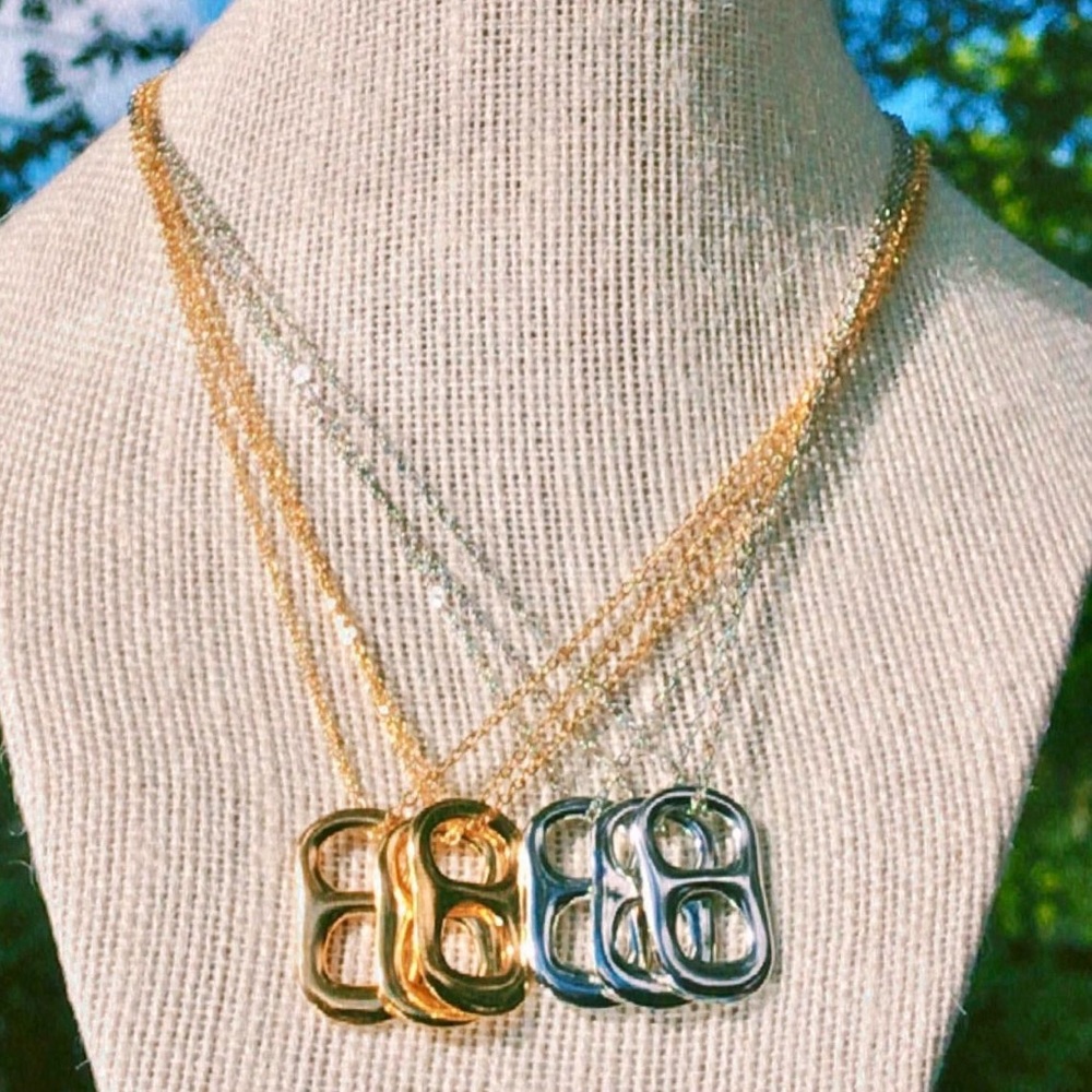 Outer Banks Soda Tab Pendant Necklace - Picture 2 of 2